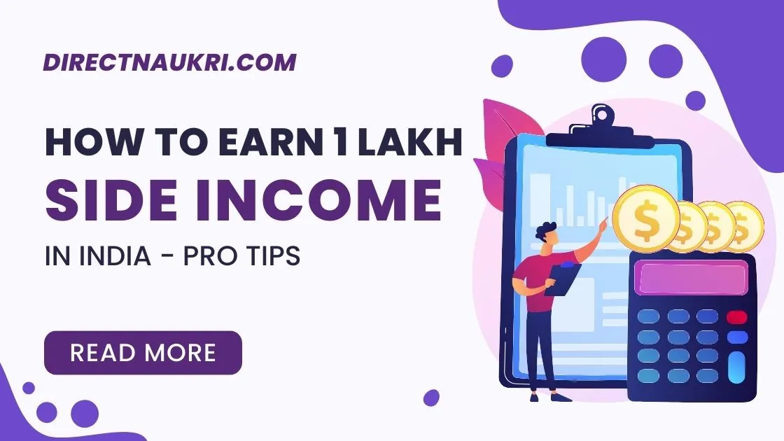 How to Earn 1 Lakh Side Income In India