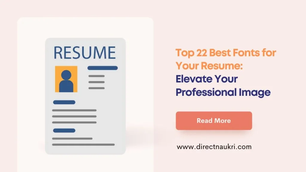 Top 22 Best Fonts for Your Resume: Elevate Your Professional Image